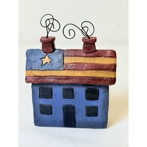 Blossom Bucket Suzi Skoglund Patriotic House Photo Clip